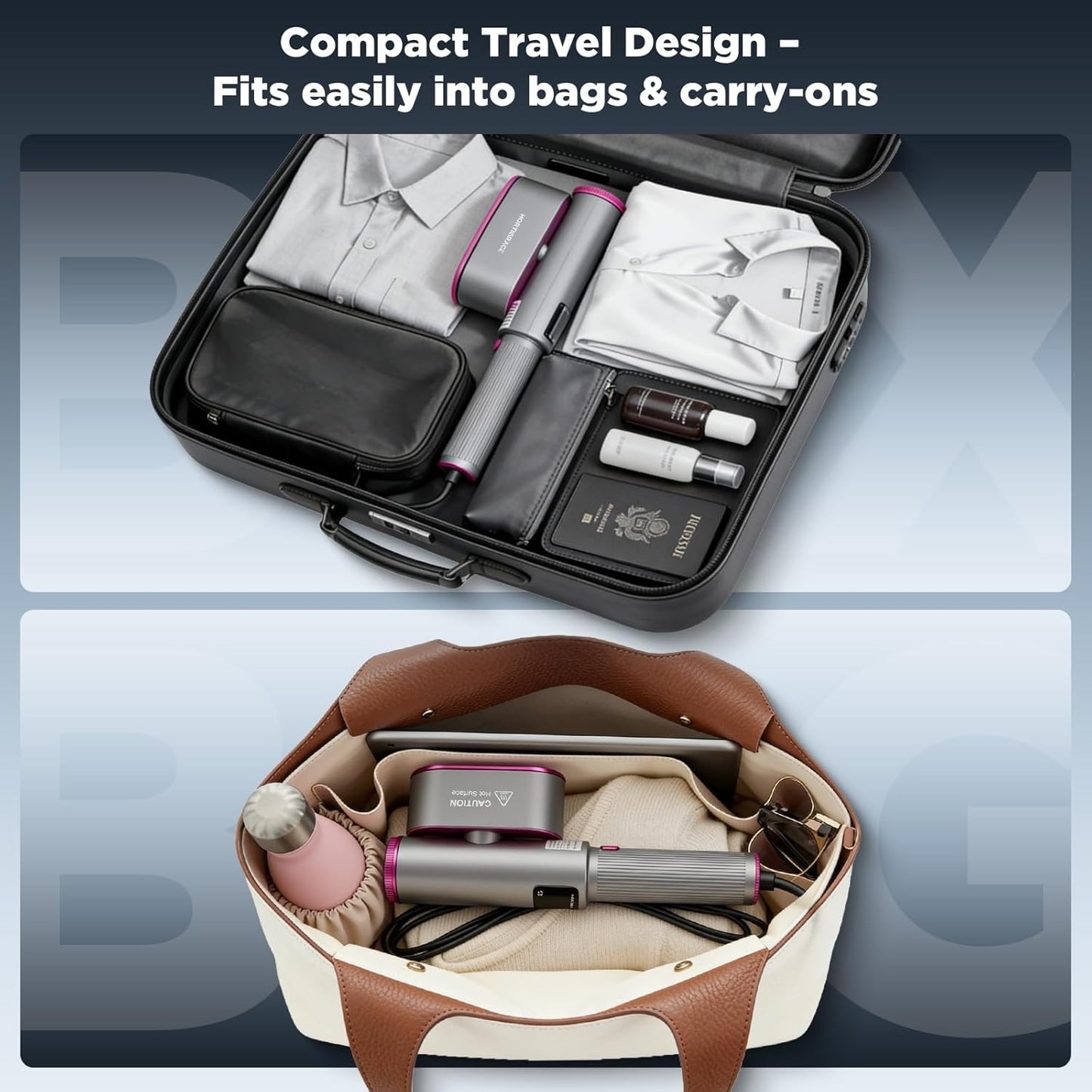 Portable 1200W Travel Garment Steamer | Fast Heat & Powerful Steam