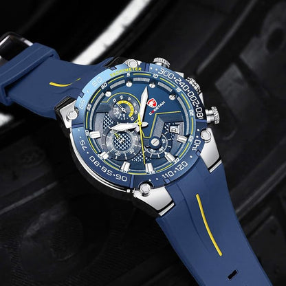 Cheetah Titan Chronograph Watch – Premium Military-Inspired Design with Waterproof Performance