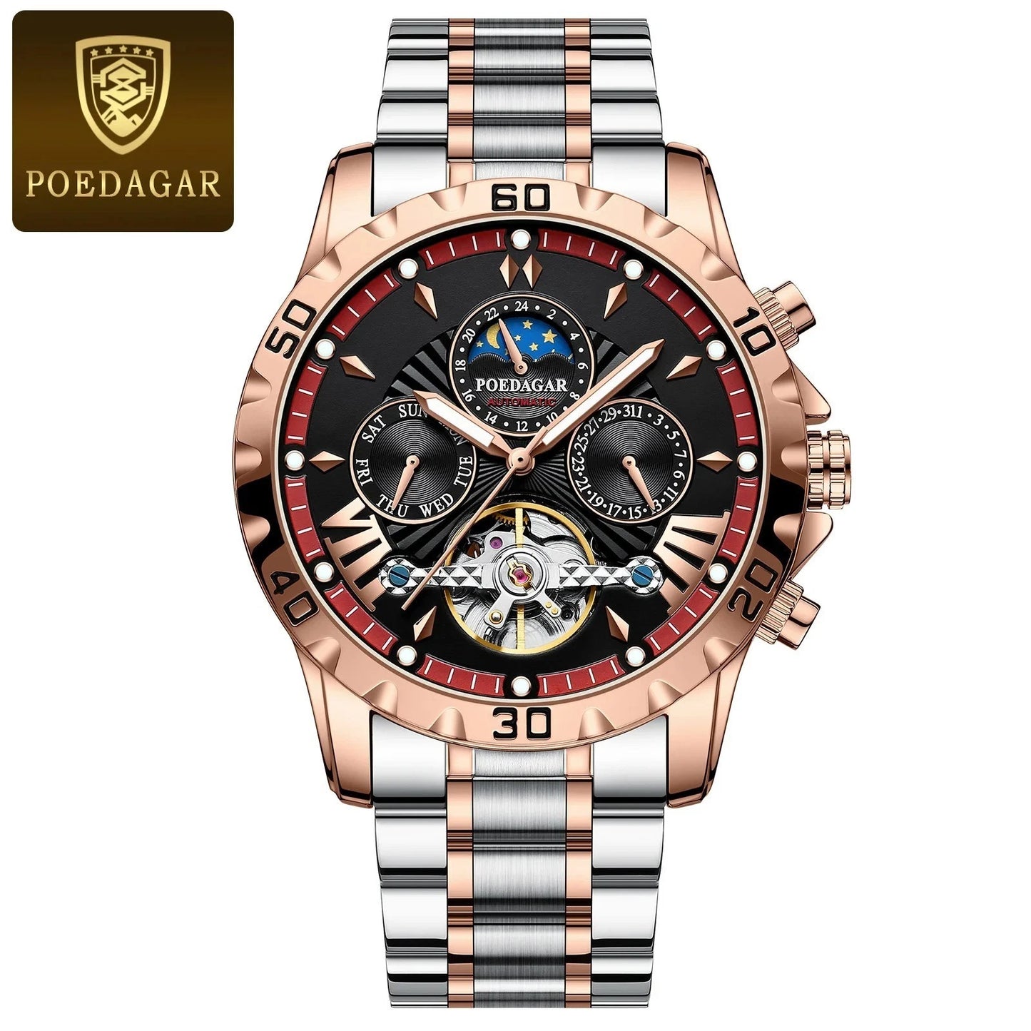 POEDAGAR 1410 | Luxury Automatic Watch بُوداغار 1410 | ساعة أوتوماتيكية فاخرة